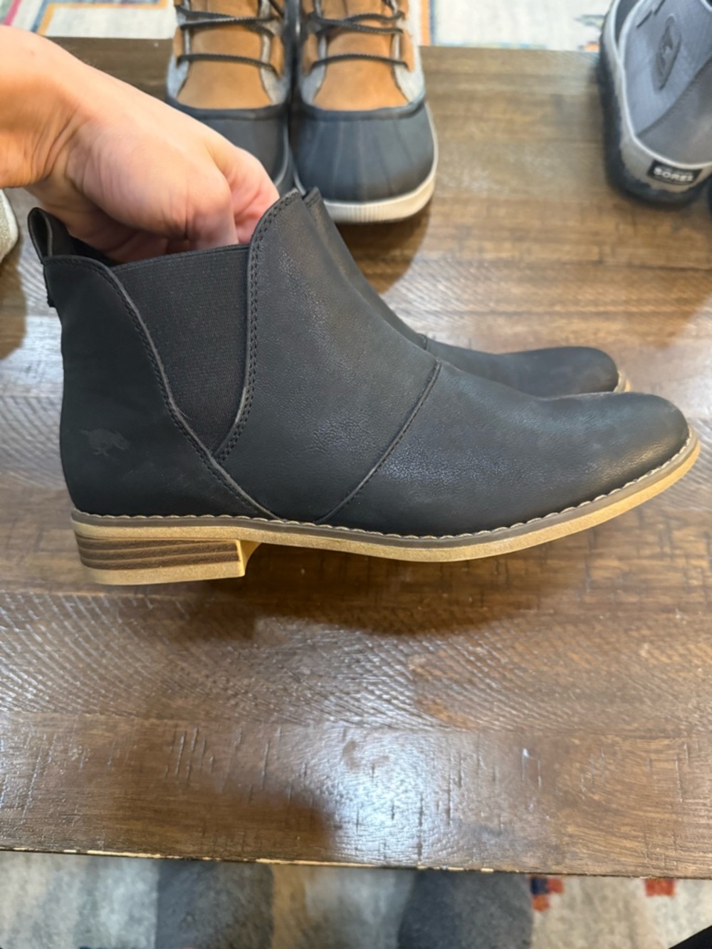 Women’s Rocket Dog Black Ankle Boot - Size 8